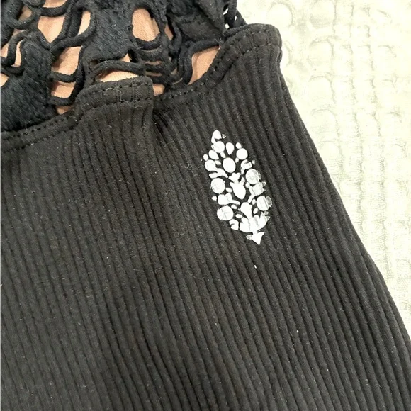 Free People Movement Black Lace Jumpsuit - Picture 7 of 8